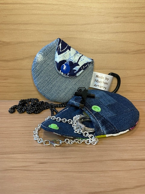 Upcycled Material coin purses image 0