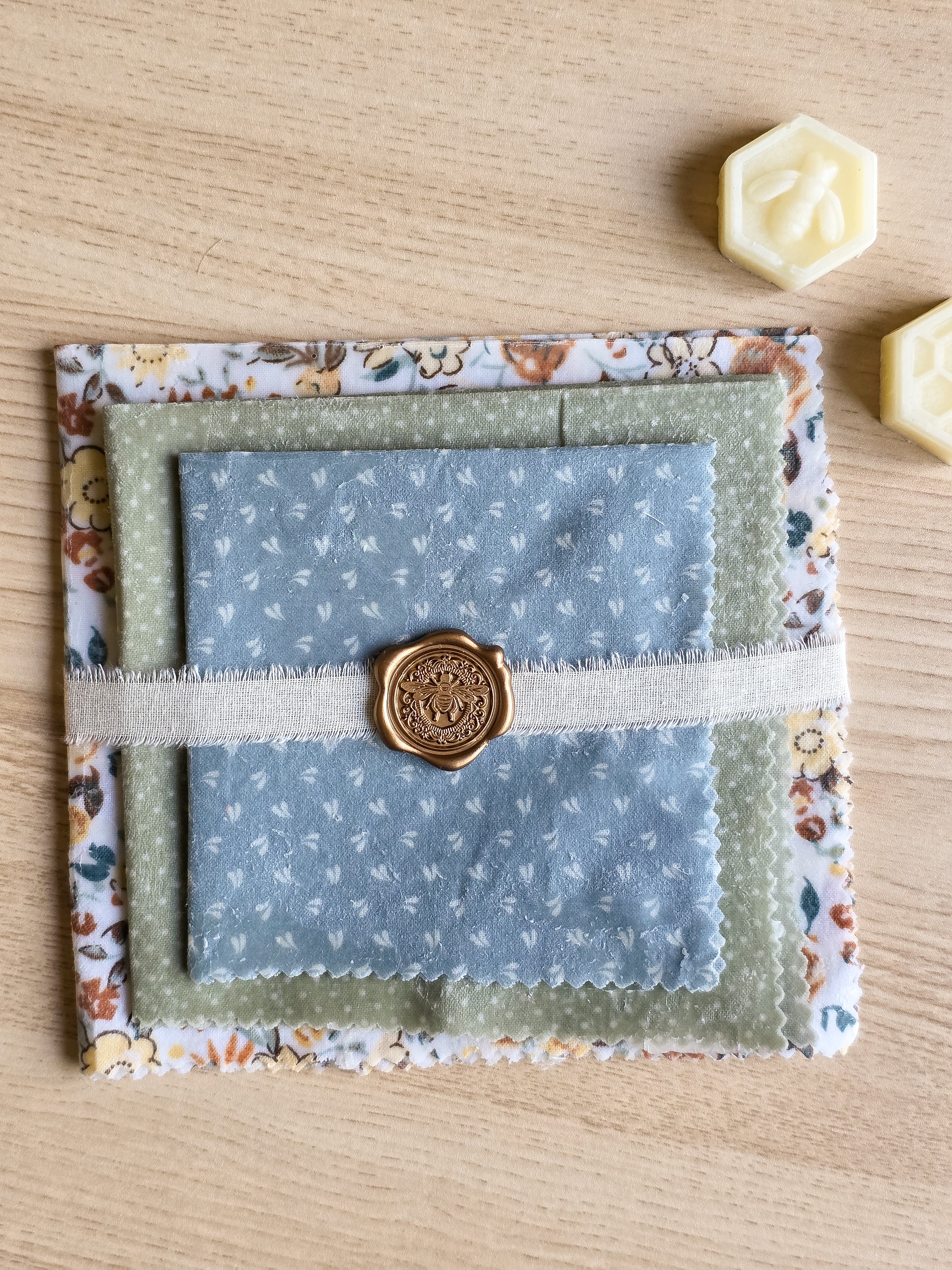 Honey & B Beeswax wraps image 0