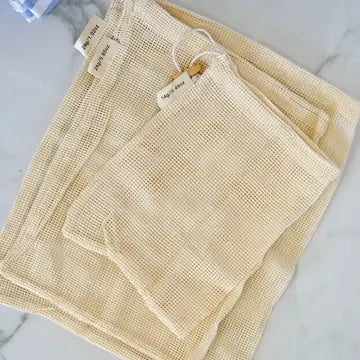 Organic Cotton Mesh Produce Bags image 2