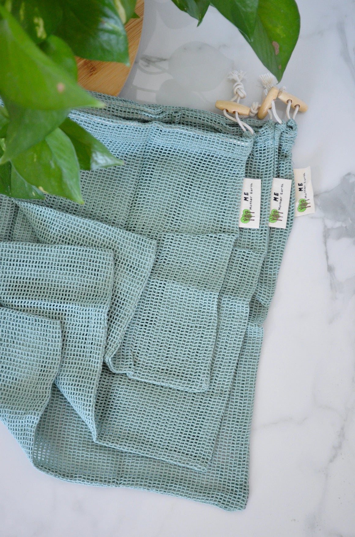 Organic Cotton Mesh Produce Bags image 1