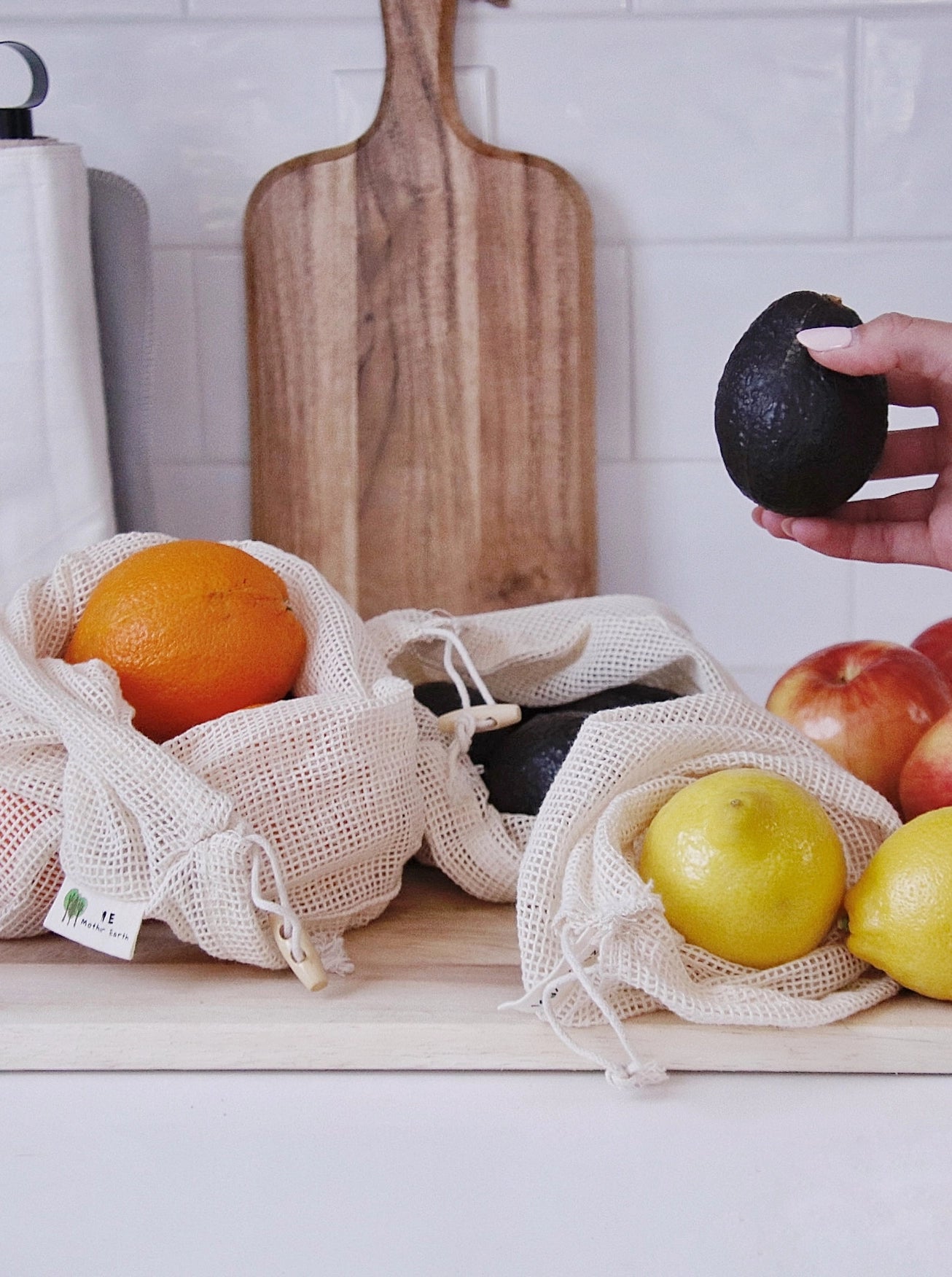 Organic Cotton Mesh Produce Bags image 0