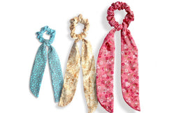 Upcycled Sari Hair ties image 1