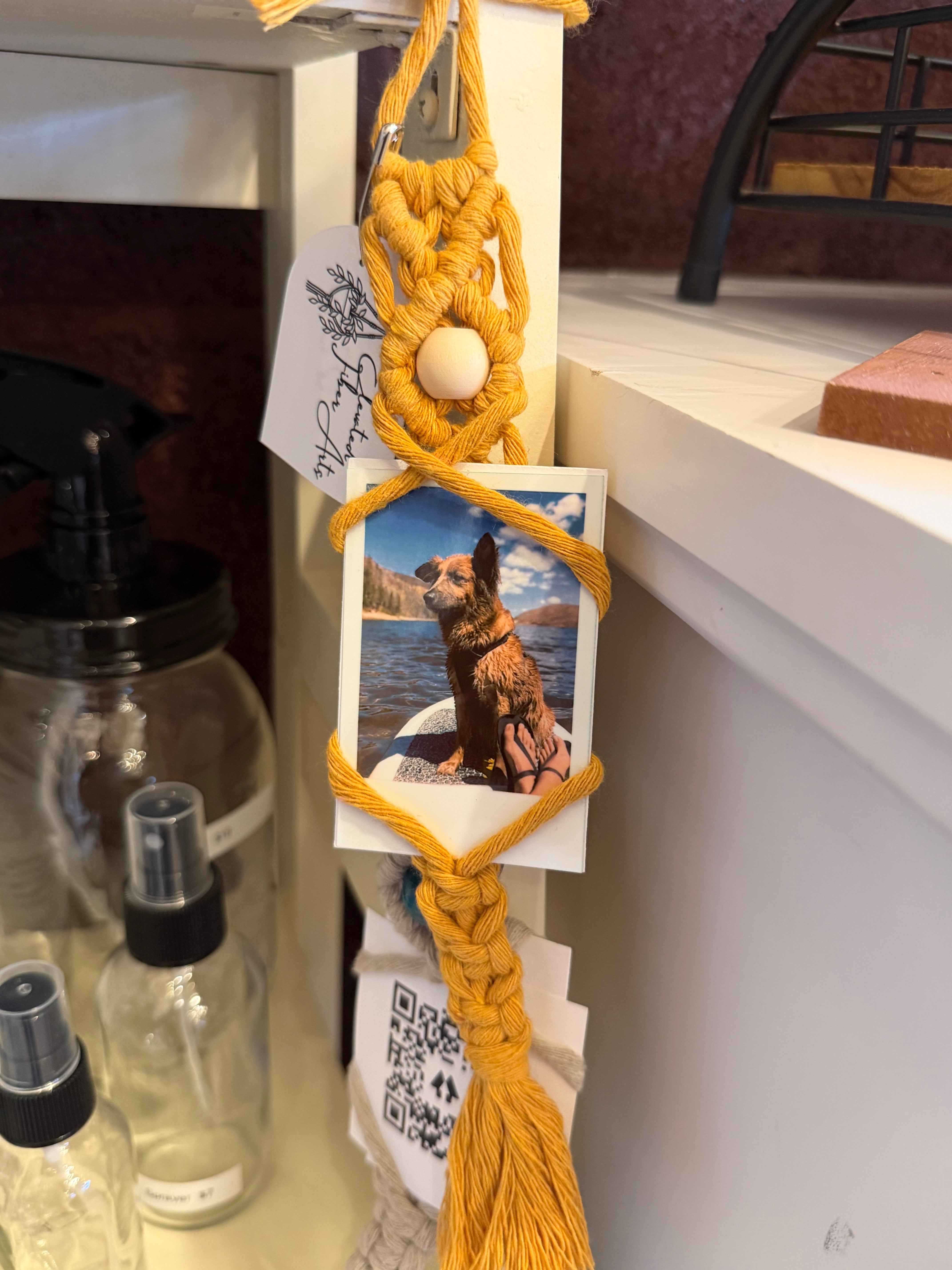 Macrame Polaroid Hanger