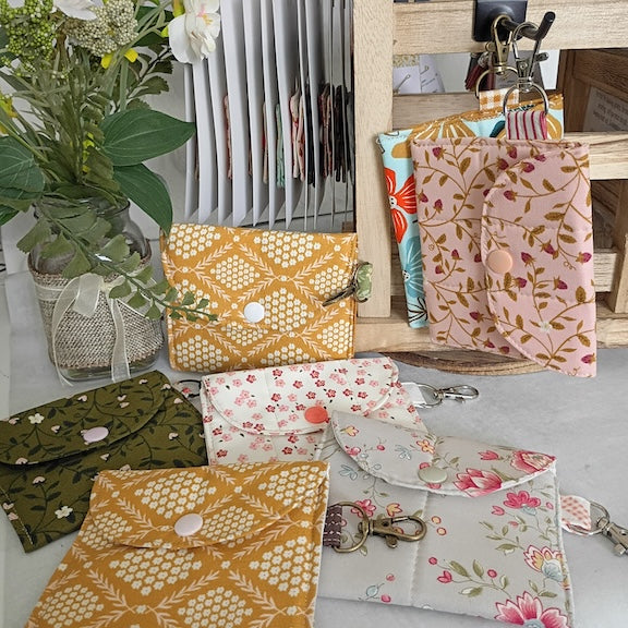 Quilty Wallets with Hooks