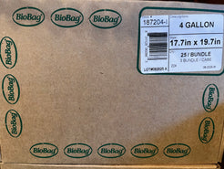 4 Gallon Compostable Bucket liners (75 bags) image 0