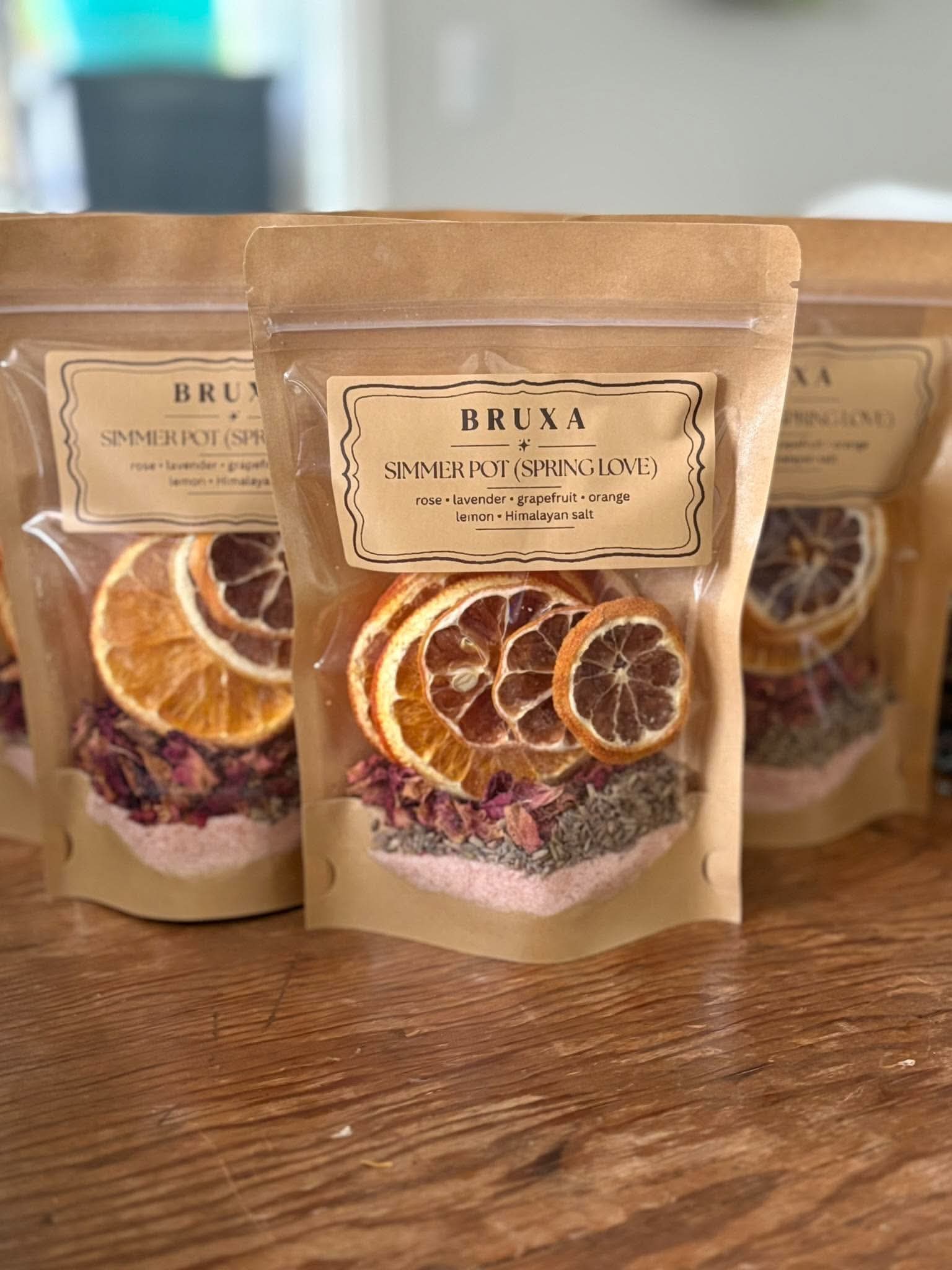 Dried Fruit and Herb Simmer Pots